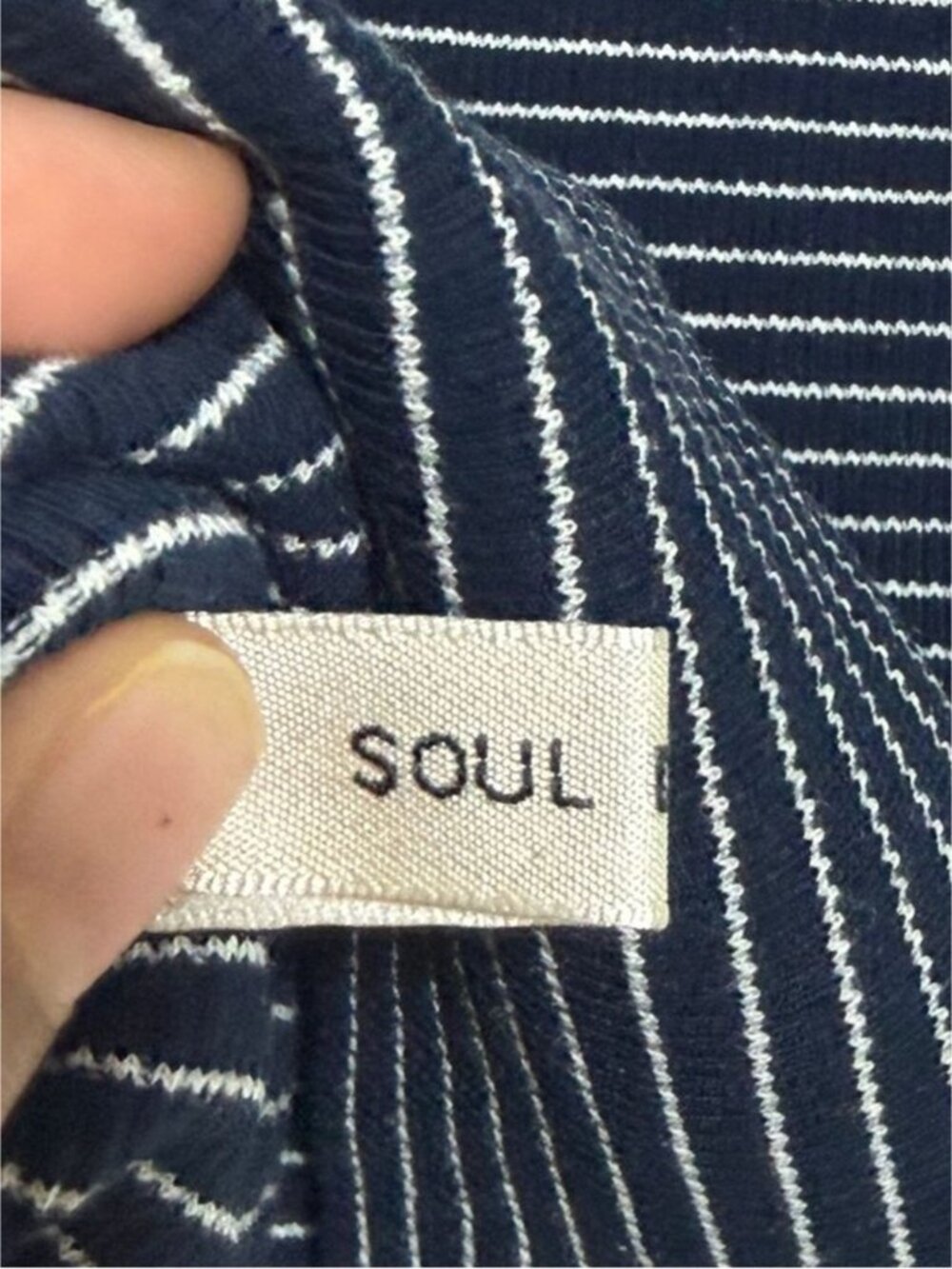 Soul Detail Ribbed Striped Tank Top - Picture 4 of 9